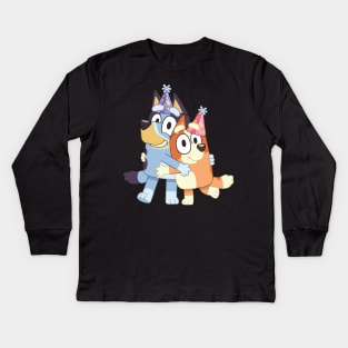 Bluey Birthday Kids Long Sleeve T-Shirt